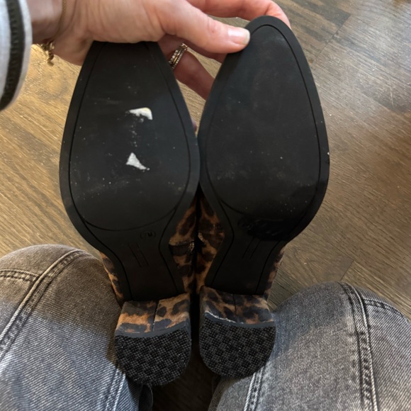 Marc Fisher Leopard Print Boots - Picture 4 of 4